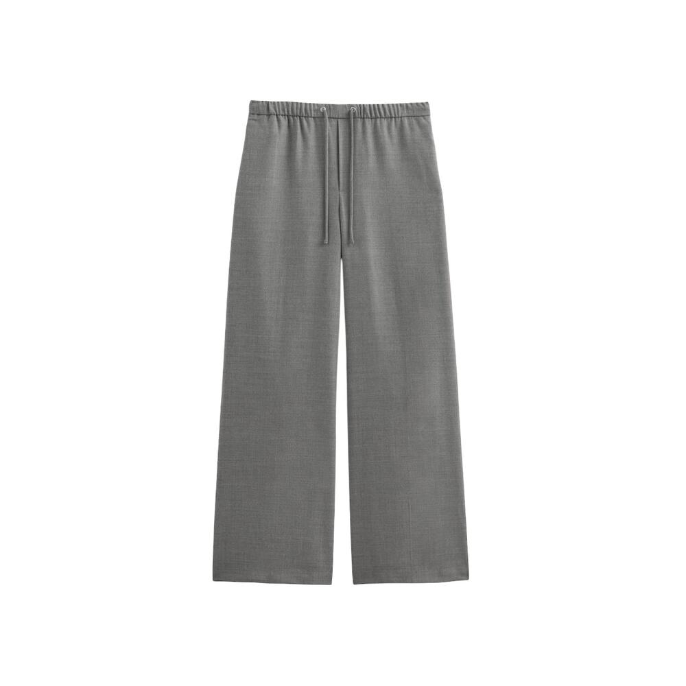 Everlane Pull-On Trouser in Heather Graphite Tailor Twill - Size 10, NWT